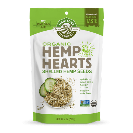 Manitoba Harvest Organic Hemp Heart Seeds, 7.0 Oz, 6