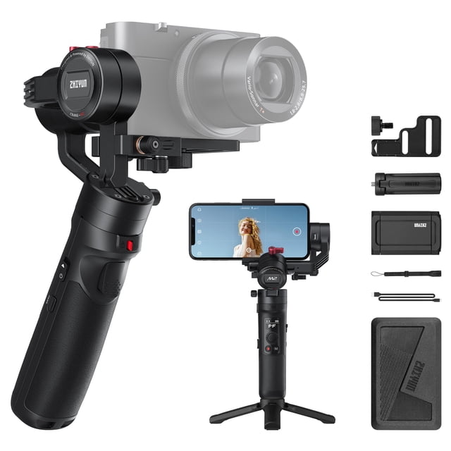Estabilizador de cardán ZHIYUN Crane-M2 para cámara, teléfono inteligente y GoPro