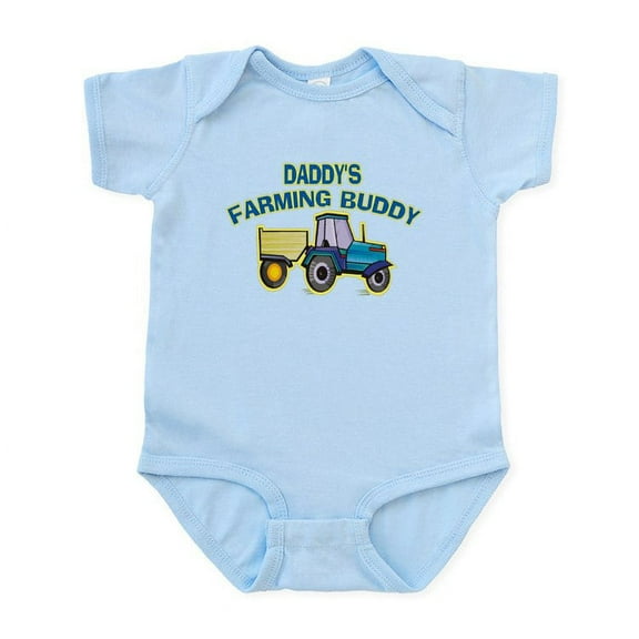 CafePress - Daddy's Farming Buddy Infant Bodysuit - Baby Light Bodysuit, Size Newborn - 24 Months