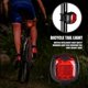thumbnail image 5 of Luz trasera de bicicleta LED Luz de asiento de bicicleta recargable impermeable, 5 of 5