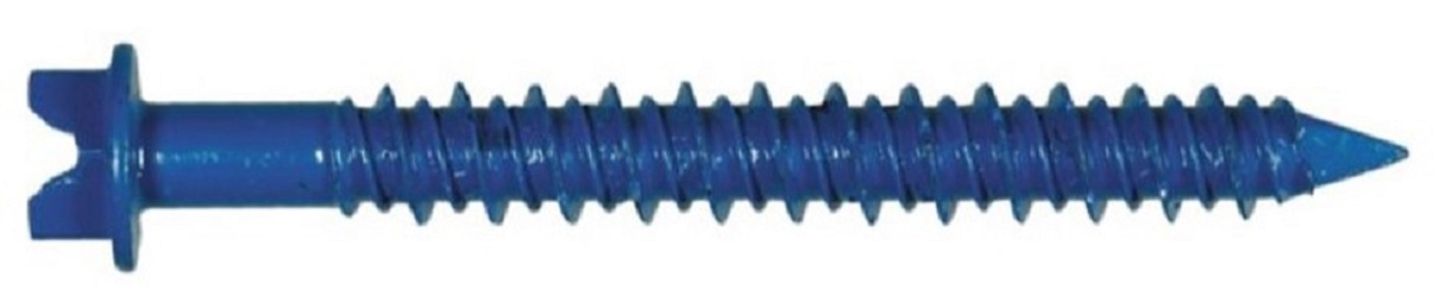 Hillman 8968 Slotted Hex WasherHead Concrete Screw Anchor 1/4" x 13/4"