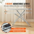thumbnail image 5 of VEVOR Ironing Board 23.4x14.4in 51x13in & 55x15in with Storage Tray 4 Layers & 10 Adjustable Heights Brown, 5 of 5
