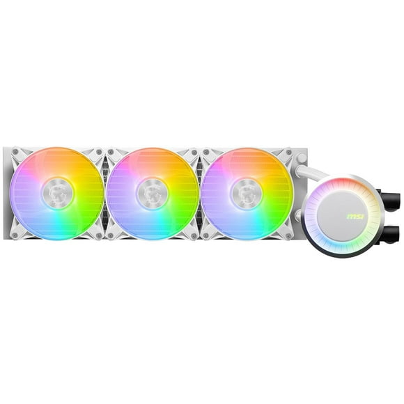 Enfriamiento Liquido MSI MAG CORELIQUID E360 WHITE 360mm ARGB AM5 LGA 1700 blanco