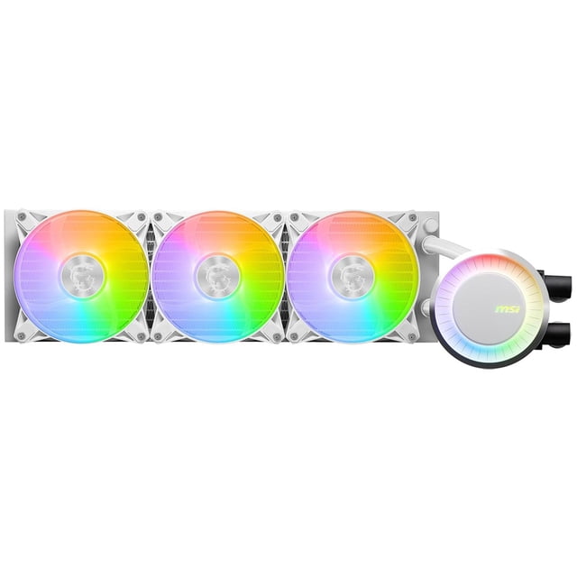 Enfriamiento Liquido MSI MAG CORELIQUID E360 WHITE 360mm ARGB AM5 LGA 1700 blanco