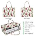 thumbnail image 2 of Large Capacity Tote Bag,Multicolor Christmas Tree Pattern Handbag Fashion Luxury Tote Bag,15.7"x13"x 5.1" Inches,Laptop Compatible, 2 of 6