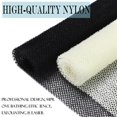 thumbnail image 2 of JASSINS African Bathing Sponge, Body Exfoliating Long Net Shower Body Scrubber Back Scrubber Skin Smoother (Black + Beige), 2 of 3