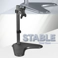 thumbnail image 6 of VIVO Black Single LCD Monitor Adjustable Desk Stand, Fits 1 Screen, 6 of 8