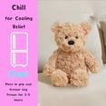 thumbnail image 4 of warmies Microwavable & Weighted Stuffed Animals, Curly Bear - Heated Stuffed Animal Plushie for Warmth & Comfort - Cute Soft Plush Toys for Boys, Girls, Babies & Toddlers, 4 of 8