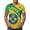a-Light Yellow22, variant on VNKIDY Mens Brazil Soccer Flag Print Short Sleeve T Shirt Crew Neck Quick Dry Breathable Athletic Tee For Sports Daily Wear Light Yellow XXXXXL