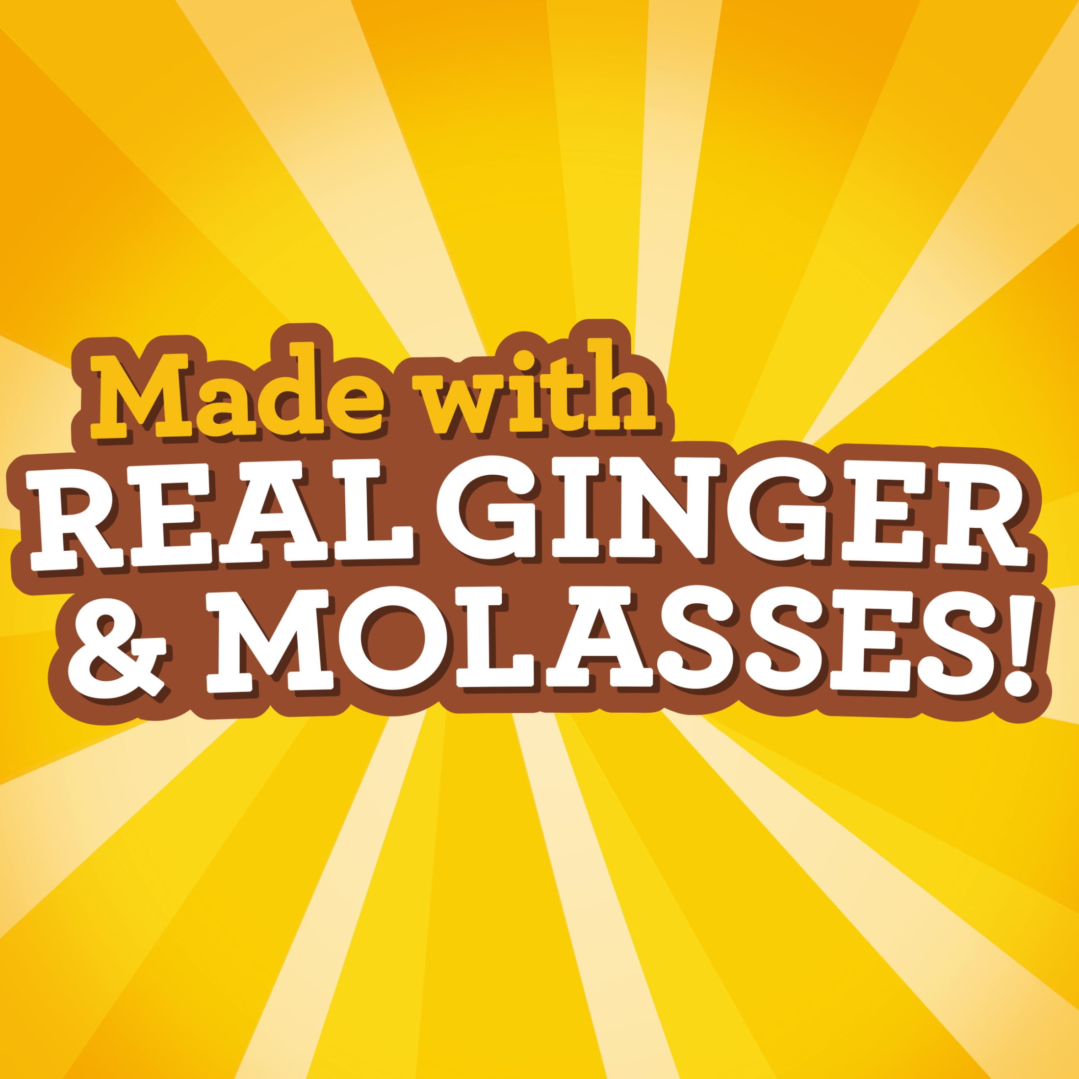 (3 pack) Ginger Snaps Cookies, Ginger Cookies, 16 oz