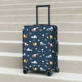 thumbnail image 2 of Lsque Modern Modern Excavator Printed Luggage Cover, Travel Luggage Protector,Scratch and Dirt Resistant, Fits 18-32 Inch Luggage - Medium, 2 of 9