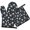Pioneer Flower Floral Print Pattern, variant on Pioneer Flower Floral Print Pattern 1-Pack Oven Mitts Set, Heat Resistant Kitchen Gloves, 7.7" X 12"