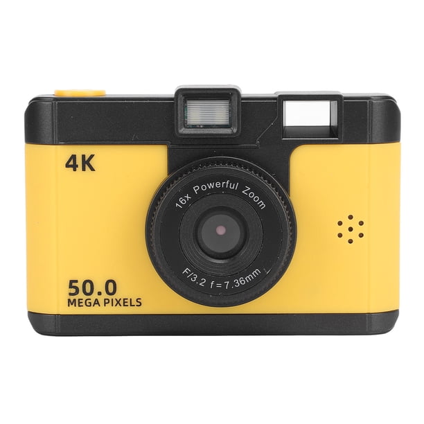 Cámarae Digital, Cámara Vlogging HD 1080p Con Zoom Digital 16x, Cámara Compacta Antivibracia Cámaina Digital de Apuntarar y dispararar para Fotografía y Vídeo