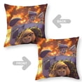 thumbnail image 2 of Bebé Jefe: Niña Blanca Fundas de almohada de terciopelo con tema, regalos de funda de almohada, decoración para el hogar, cojín de lanzar, regalo de cumpleaños para fans y parejas. 50cm x 50cm., 2 of 6