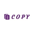 thumbnail image 1 of Printtoo Copy Self Inking Rubber Stamp Pre-Inked Office Stamp- Home Office Business Stationery, Purple- 42 x 9 mm, 1 of 7
