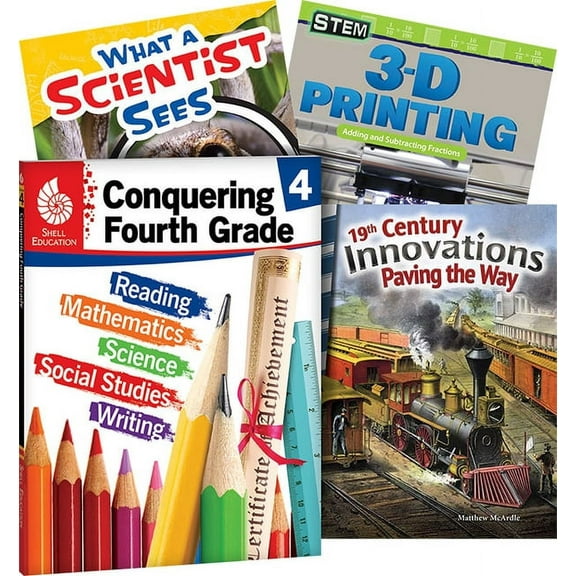 Learn-At-Home: Conquering Fourth Grade, 4-Book Set (Other)