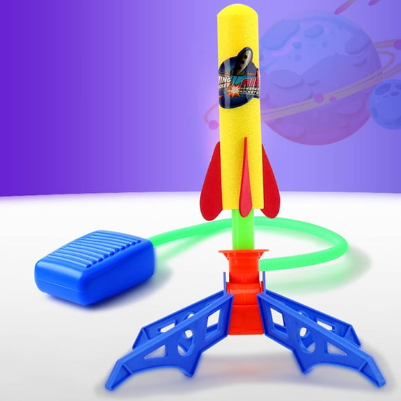 YEYDS Petit Lanceur de Fusée Jouet à Enfiler pour Enfants, Jouet d'Extérieur pour Enfants, Jouet de Lancement de Fusée Amusant pour Jeux de Cour Arrière Liquidation Ventes Aujourd'hui Aubaines Prime