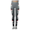 thumbnail image 4 of MKLEKYY Leggings para mujer, leggings con estampado navideño festivo para mujer, pantalones de yoga de cintura alta, mallas deportivas cómodas para fitness y entrenamiento, 4 of 4