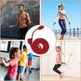 thumbnail image 6 of Flow Rope for Fitness High Performance Double Woven Workout Rope Adjustable Flow Jump Rope for Men Women Training Indoor Outdoor Cardio Exercise Rope for beginner（Red）, 6 of 6