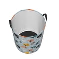 thumbnail image 3 of Fotbe Elephant Tree Laundry Basket with Handles, Waterproof Large Laundry Hamper, Wash Bag for Corner Dorm, Rolling Laundry Basket with Handles-Medium, 3 of 8