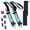 Blue, variant on Croosse Trekking Poles for Adult- 2 Pack Lightweight Collapsible Aluminum Hiking Sticks for Camping Backpacking