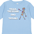 thumbnail image 4 of Inktastic Trick Treating and Trying Autism Awareness with Zombie Boys or Girls Long Sleeve Toddler T-Shirt, 4 of 5