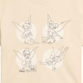 thumbnail image 2 of Tinker Bell - Circle Poses Cropped Graphic T-Shirt, 2 of 4