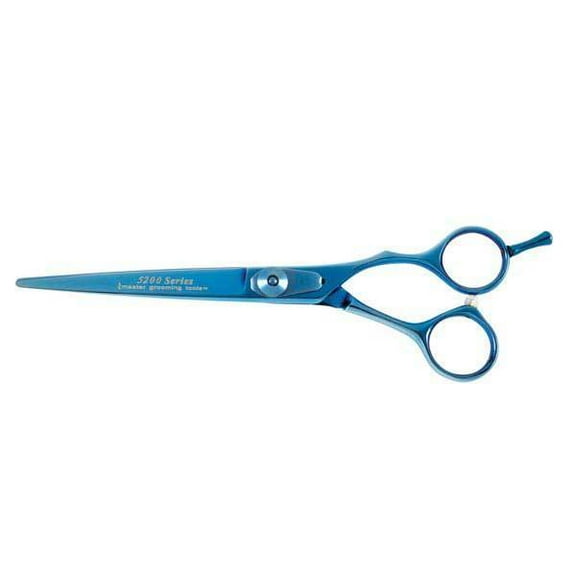 5200 Blue Titanium Shears Professional Pet Grooming Straight Scissors (7.5 inches)