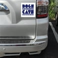 thumbnail image 2 of DistinctInk Custom Bumper Sticker - 4" x 4" Decorative Decal - White Background - Dogs Come When Called, Cats Later, 2 of 2