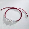 thumbnail image 3 of Boho Lotus Bracelet | Handwoven Adjustable Jewelry for Couples, 3 of 6