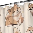 thumbnail image 3 of Shiba Inu Shower Curtain 72"x72" ,Bathroom Decorative Shower Curtains Set with 12 Hooks,Modern Waterproof Washable Shower Curtain, 3 of 6