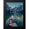 thumbnail image 2 of Braun Studio 14x18 Black Modern Framed Museum Art Print Titled - Braies Lake, 2 of 5