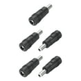 thumbnail image 1 of Adaptador de conector de alimentación DC de jack hembra a macho de Uxcell 5, 1 of 6