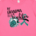 thumbnail image 4 of Inktastic Ovarian Cancer Awareness My Grandma is a Fighter Boys or Girls Baby T-Shirt, 4 of 5