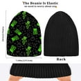 thumbnail image 5 of joogoo Neon Bears Skull Beanie Hats Cuffed Winter Warm Knit Thick Beanies, 5 of 7
