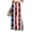 #01 Blue, variant on Womens 250th Anniversary Pajama Independence Day American Flag Print Wide Leg Pants Elastic High Waist Slit Baggy Relaxed Fit Casual Pajama Bottoms, #01 Black, M