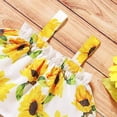 thumbnail image 4 of Styles I Love Infant Baby Girl Sunflowers Crop Top and Bloomers Sunsuit with Headband 3pcs Set Spring Summer Outfit, 4 of 6