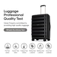 thumbnail image 6 of Ginza Travel Expandable Luggage 2 Piece Sets Hard Shell Luggage Set with Spinner Wheels, TSA Lock, 20 28 inch Travel Suitcase Sets,Black, 6 of 12