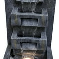 thumbnail image 6 of Willwolf Modern Tabletop Water Fountain Indoor Minimalist Home Room Zen Decor With Led Lights, 6 of 7