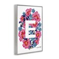 thumbnail image 3 of Stupell Industries Eclectic Floral Bloom Letter E Gray Framed Giclee Art, 12 x 18, by Hannah Byatt, 3 of 8