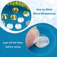 thumbnail image 3 of 200Pcs Sew on Silver Mirror Rhinestones Flat Round Sew on Rhinestones for Clothes Acrylic Disc Mirror Pieces for Crafts Garment Costume Decoration Silver for DIY, 3 of 8