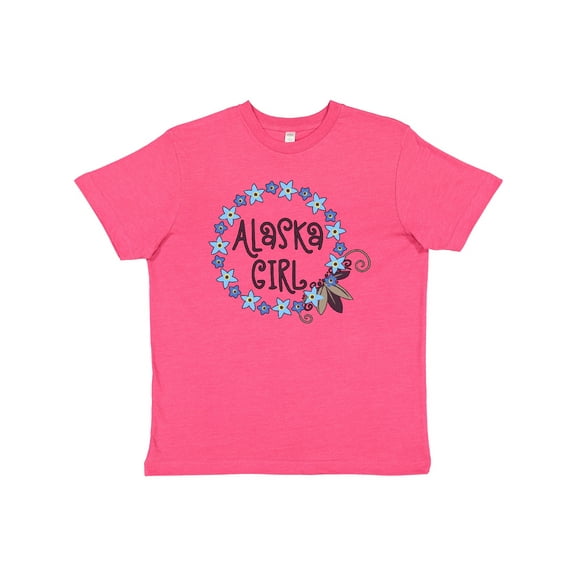 Inktastic Alaska Girl Forget-me-not Flower Youth T-Shirt