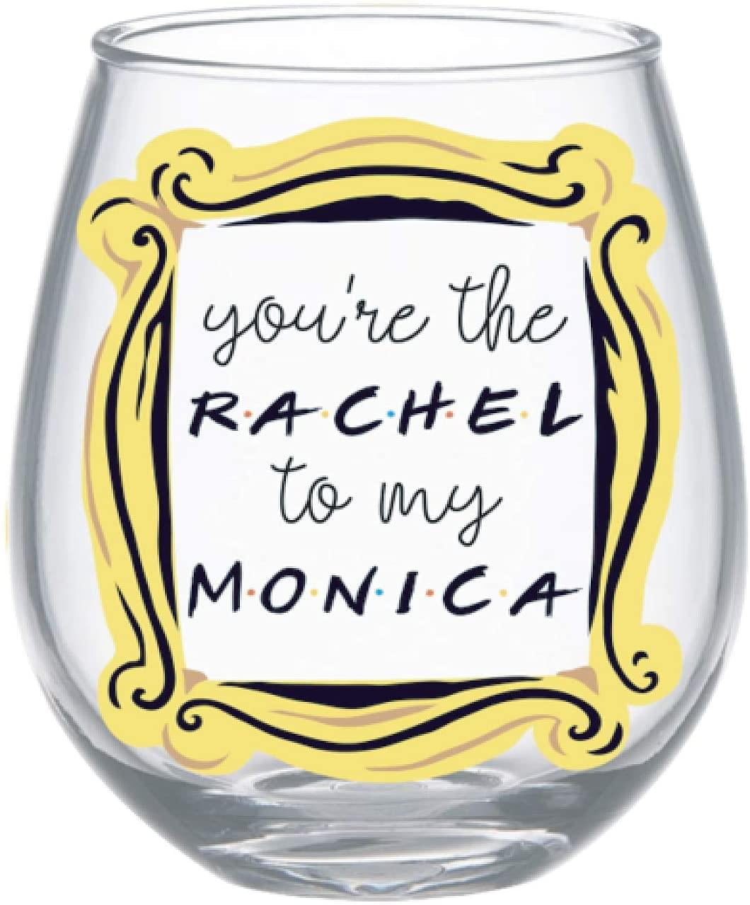 12oz Black You Are The Rachel to My Monica Mug.Best Friend,Long Distance Friendship,Birthday,Christmas Gifts for Women,Bestie Wine Tumbler 