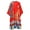 Red, variant on Gazechimp Hair Cutting Apron Easy Use Laundry Apron Kitchen Apron Portable Salon Apron Red