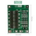 thumbnail image 4 of Placa de protección para cargador de batería de litio Winyuyby 3S 40A 18650 Li-Ion, PCB para motor de taladro, módulo de celda Lipo de 11,1 V y 12,6 V, 4 of 6