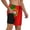Black, variant on Men's Portugal Flag Swim Trunks with Compression Liner Bathing Suit Swimwear