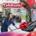 thumbnail image 3 of Zoe Deco 23 inch Giant Round Red Car Gift Bow (US Company), 3 of 7
