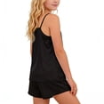 thumbnail image 5 of Cethrio Girls Summer Pajama Sets, Casual Sleeveless Soft 2-piece Girls' Sleepwear Black Size 8, 5 of 6
