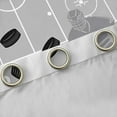 thumbnail image 4 of Castle Fairy Children Teens Adults Eat Sleep Ice Hockey Blackout Curtains Set of 2 (52x84 Each),Black Grey Window Curtains,Sport Gamer Curtains and Drapes,Ultra Soft Home Decor, 4 of 6