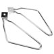 thumbnail image 5 of 2pcs Motorcycle Bracket Bars Rack Steel Chrome Plated Replacement for 883 Iron XL883N, 5 of 5